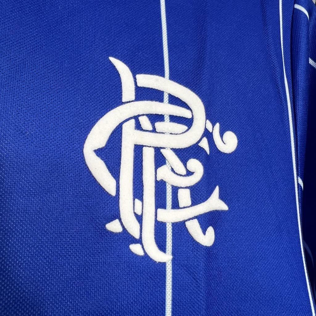 Football Shirt Rangers Home 82-84 Retro extra 1