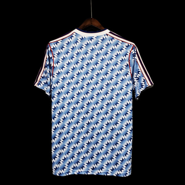 Football Shirt Manchester United Away 90-92 Retro back