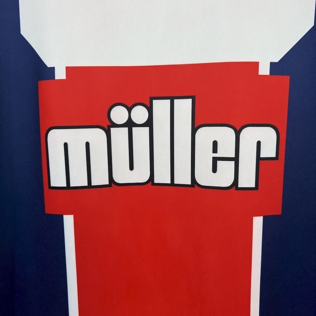Football Shirt Paris Saint-Germain Home 91-92 Retro extra 1