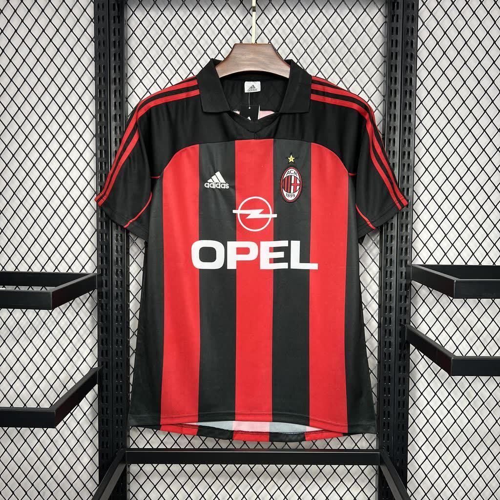 Football Shirt AC Milan Home 00-02 Retro extra 1