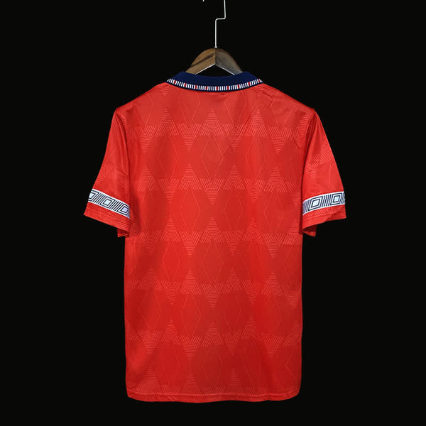 Football Shirt England Away 1990 Retro back