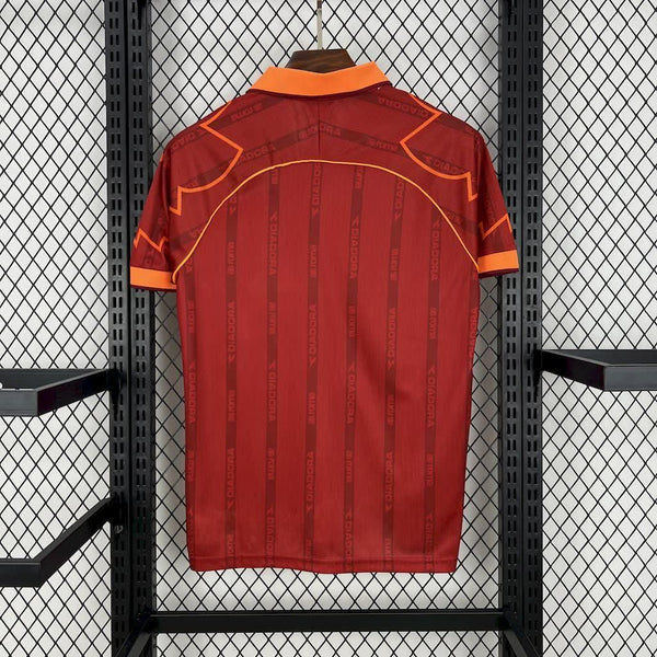 Football Shirt AS Roma Home 99-00 Retro back