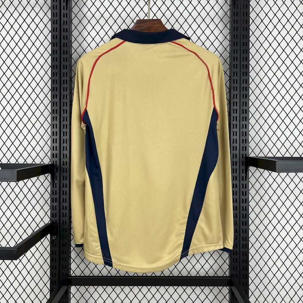 Football Shirt Arsenal Away LS 01-02 Retro back