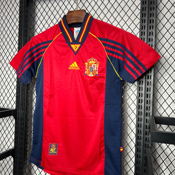 Football Shirt Spain Home 98-99 Retro front