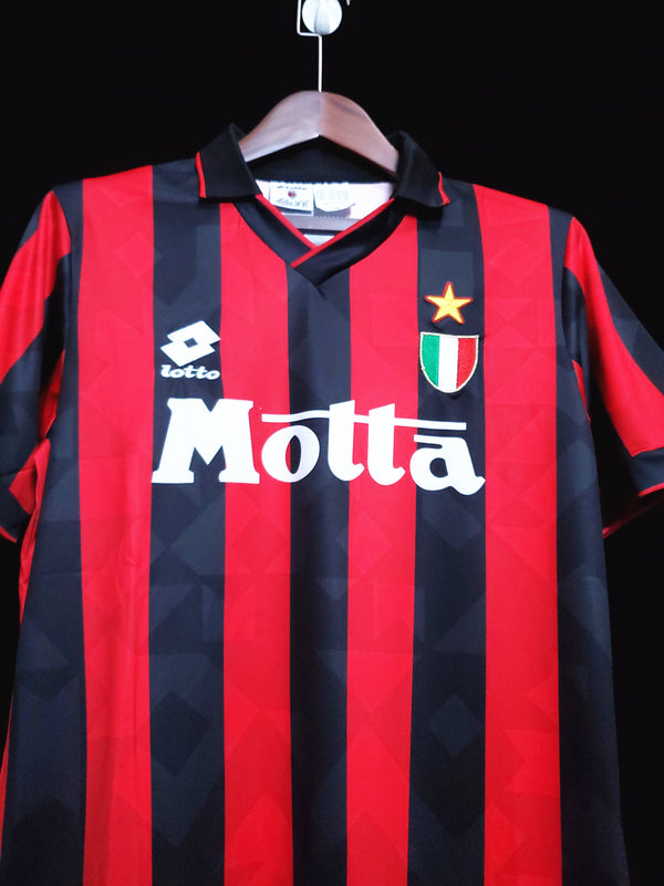 Football Shirt AC Milan Home 92-94 Retro back