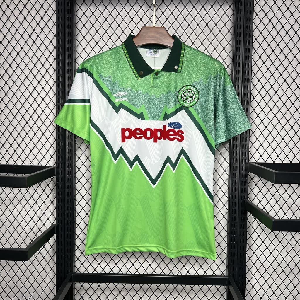 Football Shirt Celtic FC Away 91-92 Retro extra 1