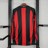 Football Shirt AC Milan Home 10-11 Long Sleeves Retro back