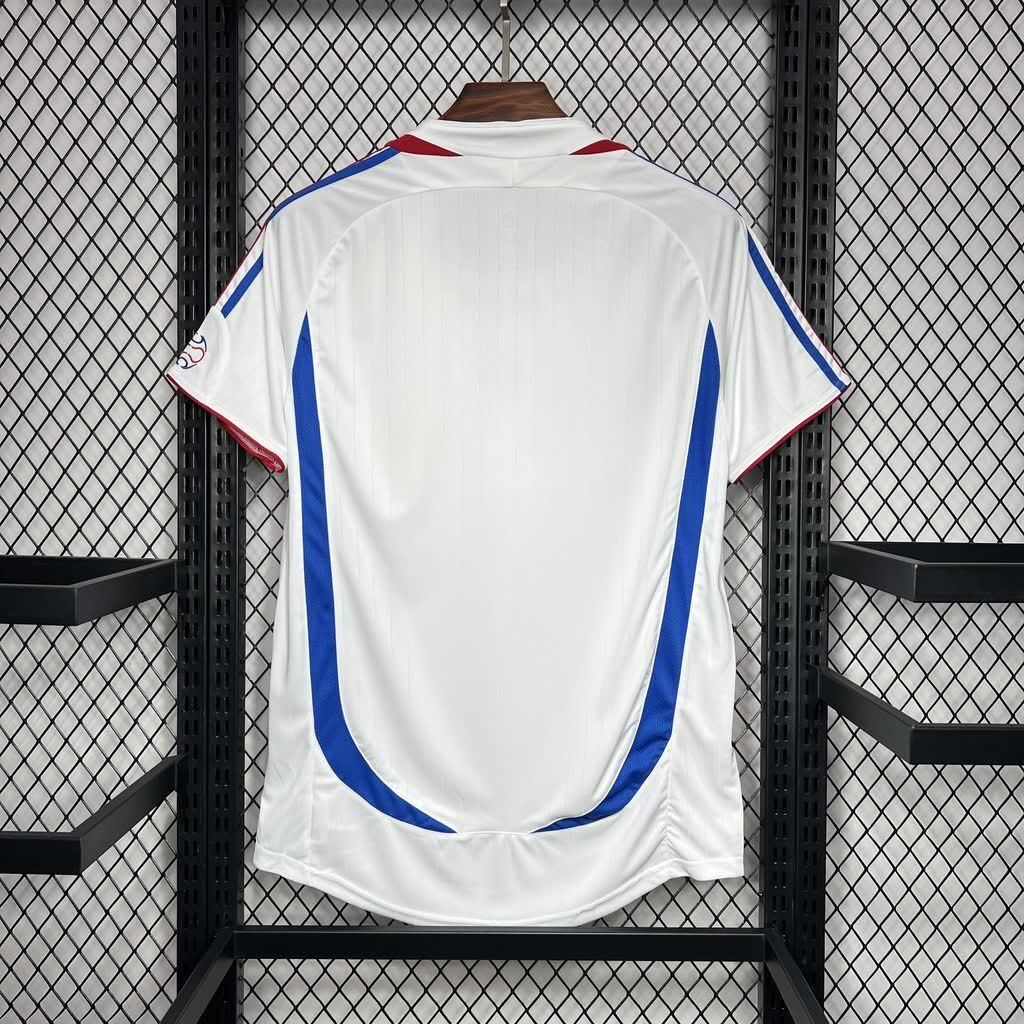 Football Shirt France Away 06-07 Retro back