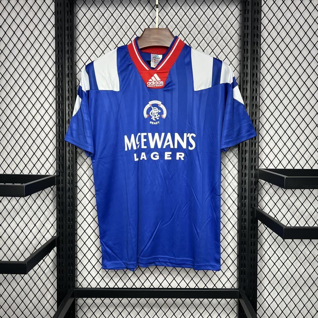 Football Shirt Rangers FC Home 92-94 Retro extra 1