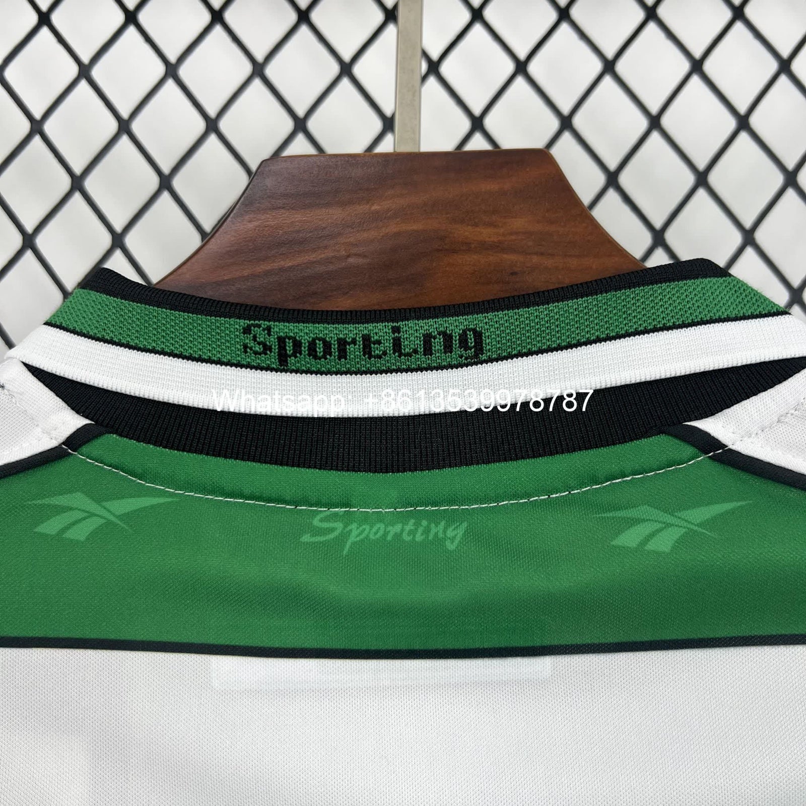 Football Shirt Sporting CP Home 00-01 extra 1