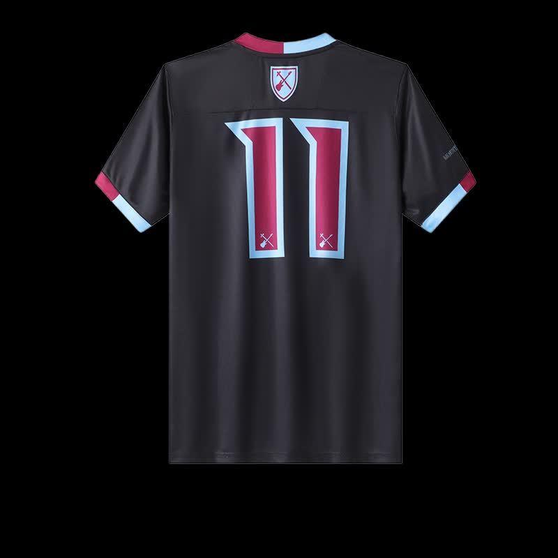 Football Shirt West Ham United Iron Maiden 25-26 Black back