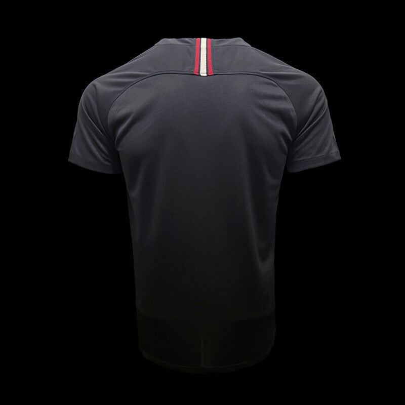 Football Shirt PSG Black 18-19 Retro back