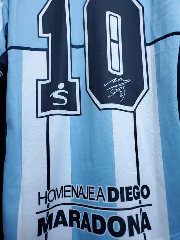 Football Shirt Argentina Commemorative 2001 Retro back
