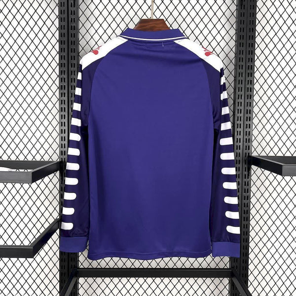 Football Shirt Fiorentina Home 98-99 Long Sleeves Retro back