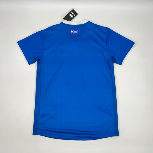 Football Shirt Iceland Home 16-17 Retro back