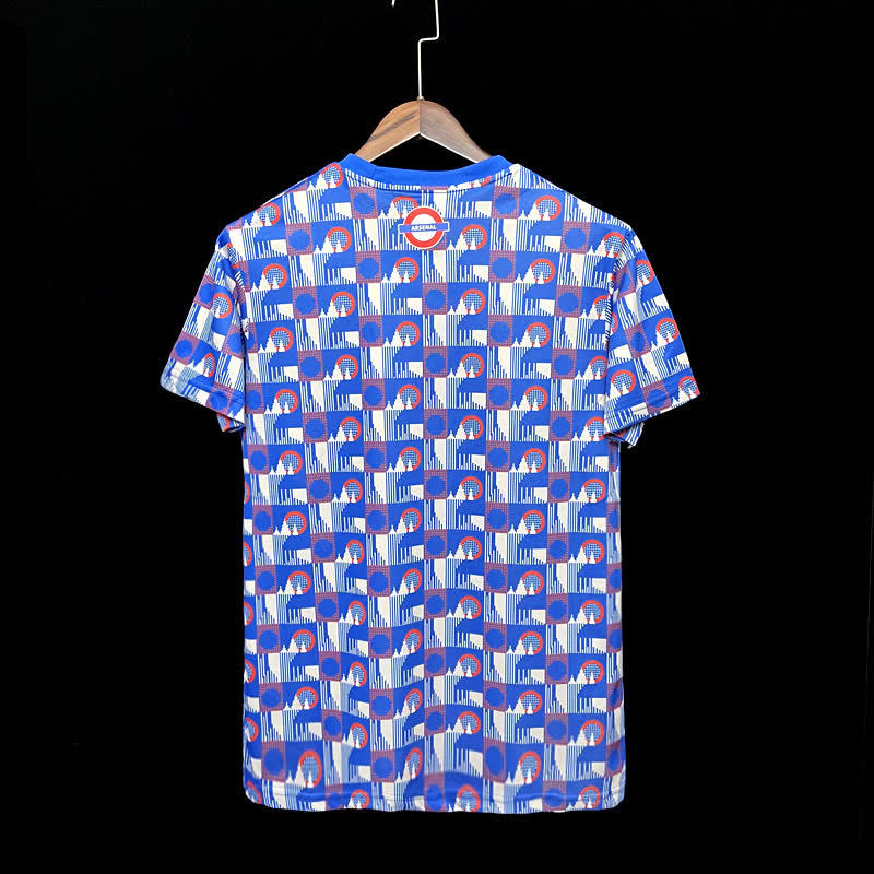 Football Shirt Arsenal Training 22-23 Blue back
