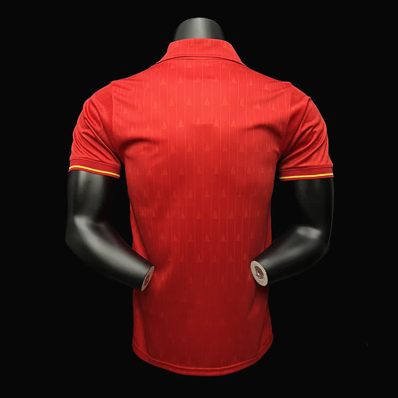 Football Shirt Spain Home 88-91 Retro back