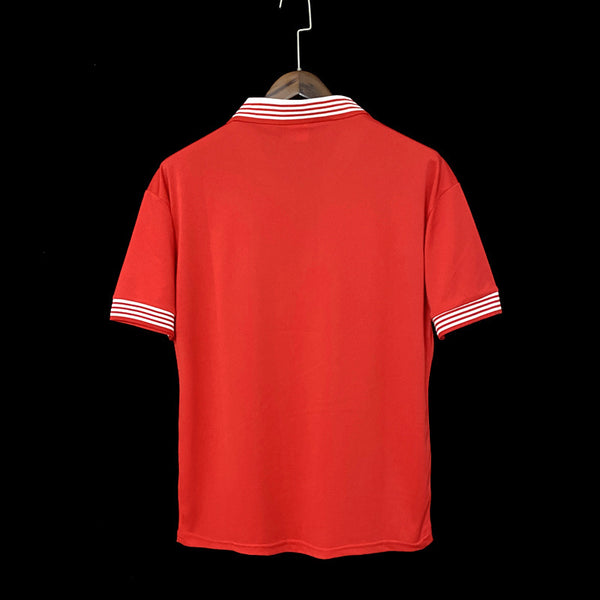 Football Shirt Manchester United Home 77-78 back