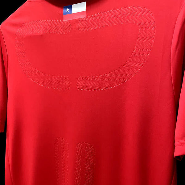 Football Shirt Chile Home 14-15 Retro back