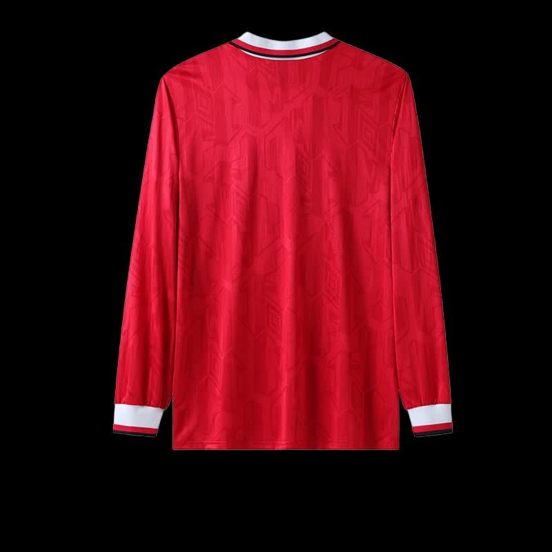 Football Shirt Manchester United Home 92-94 Long Sleeve back