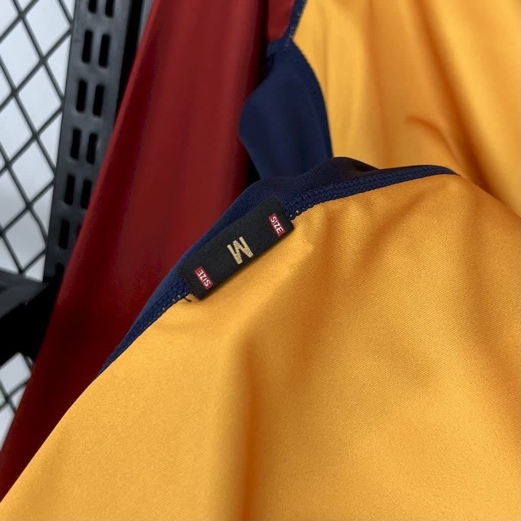 Football Shirt AS Roma Home 01-02 Long Sleeve Retro extra 1