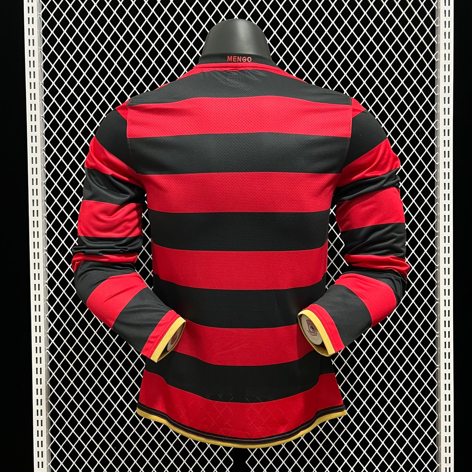 Football Shirt Flamengo Home Long Sleeve 08-09 Retro back
