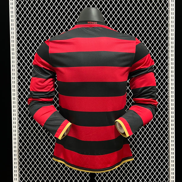 Football Shirt Flamengo Home Long Sleeve 08-09 Retro back