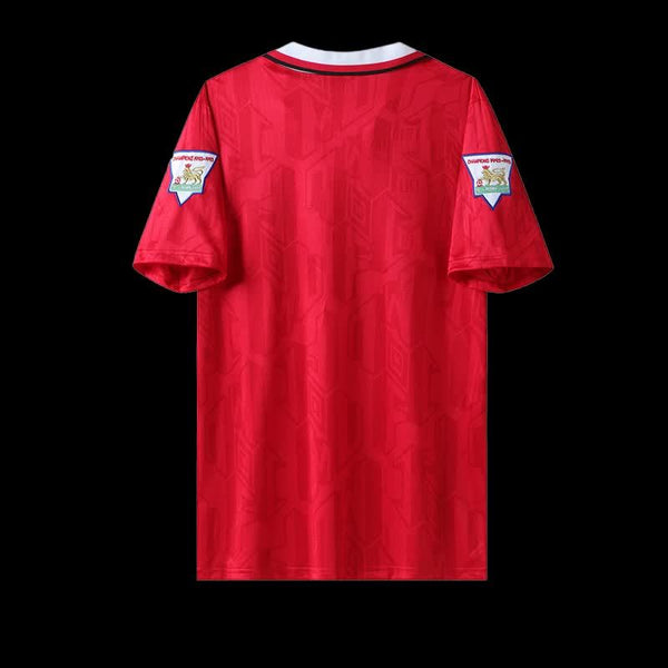 Football Shirt Manchester United Home 92-93 Retro back