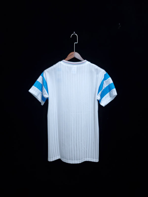 Football Shirt Olympique Marseille Home 90-91 Retro back