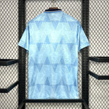 Football Shirt Manchester City Home 89-91 Retro back