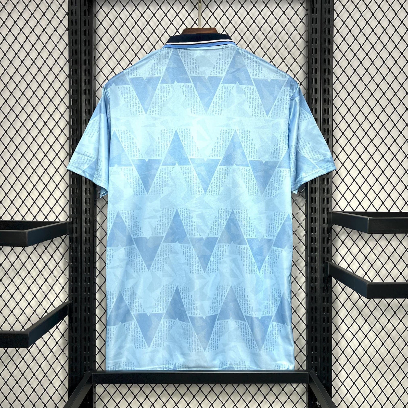 Football Shirt Manchester City Home 89-91 Retro back