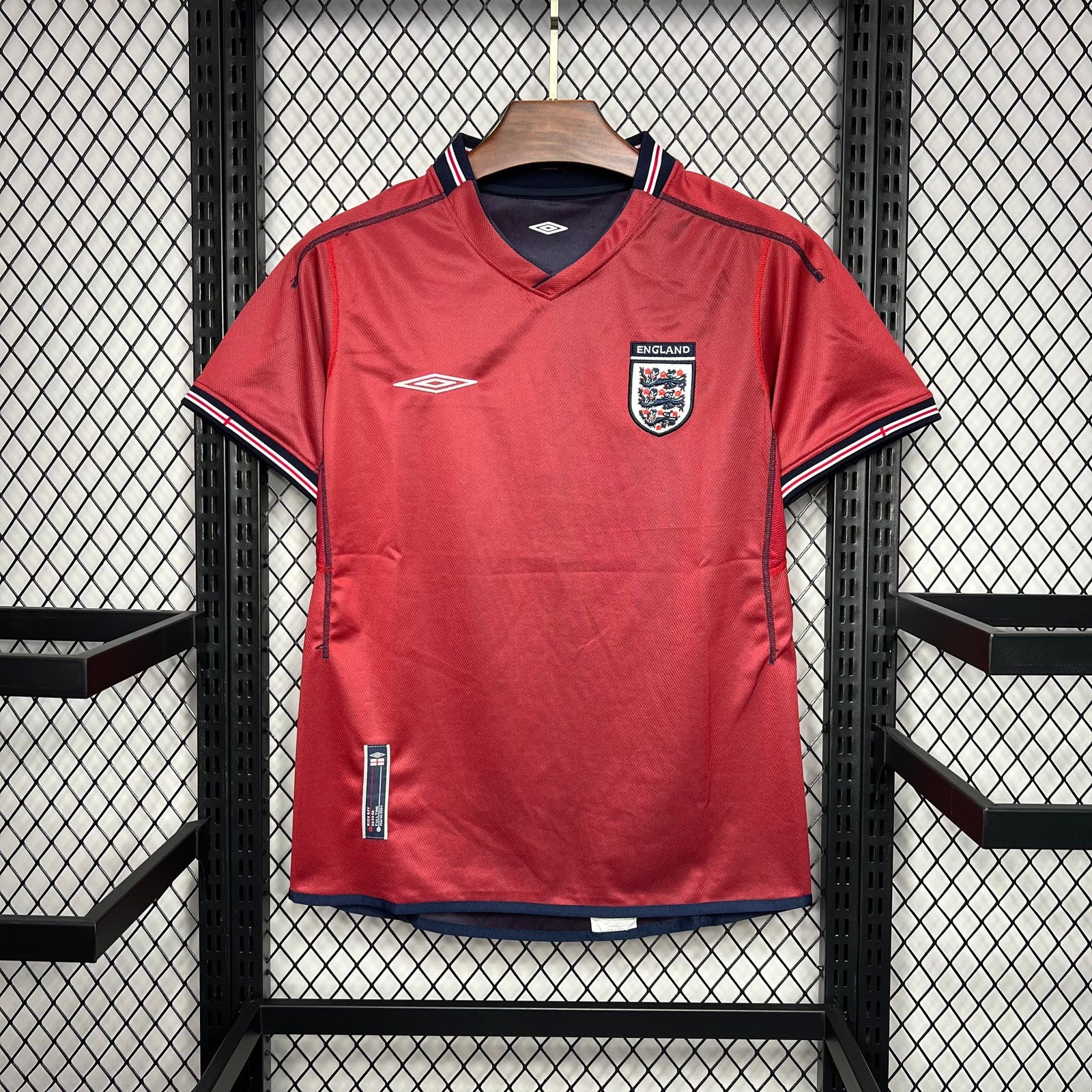 Football Shirt England Away Retro 02-03 back