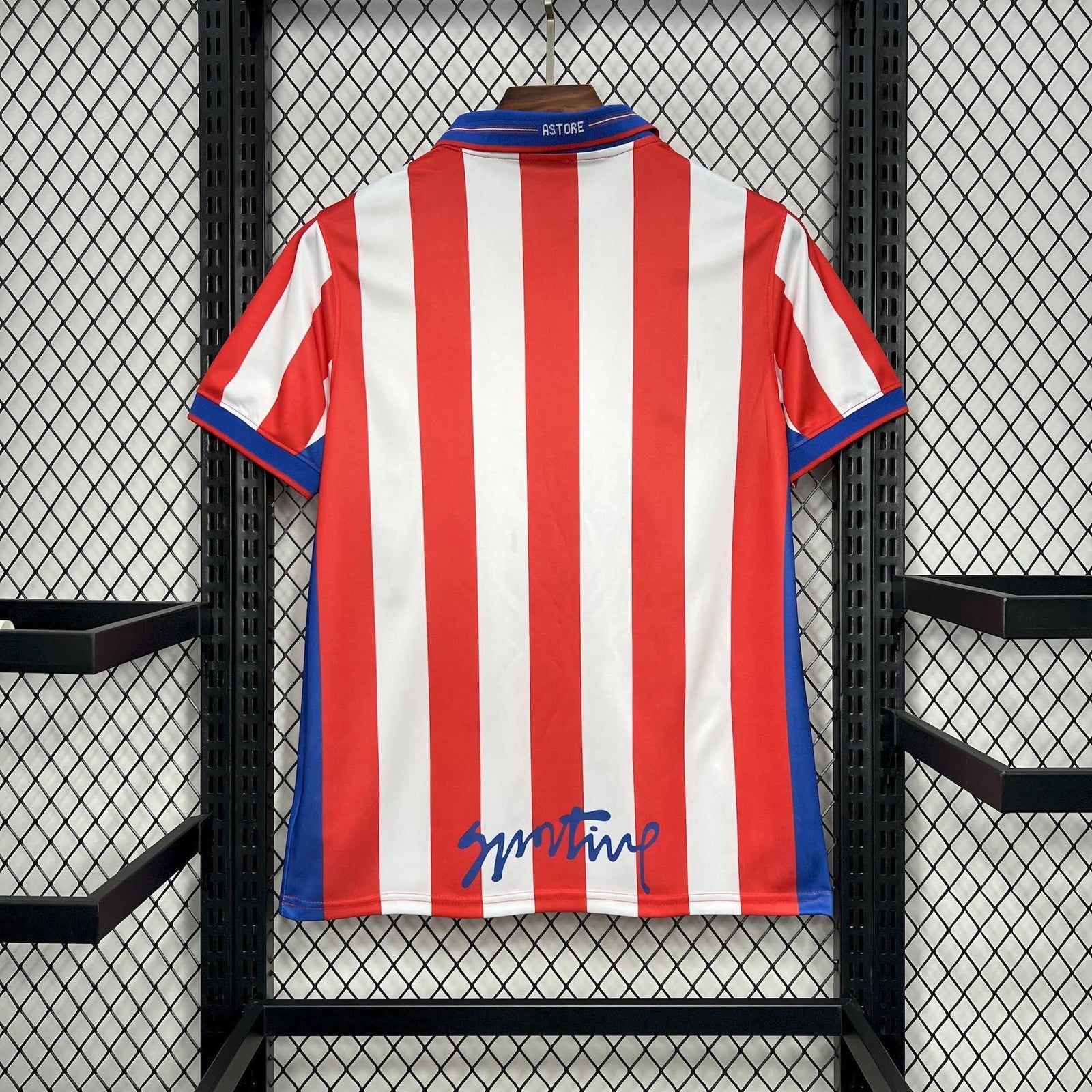 Football Shirt Sporting de Gijon Home 01-02 Retro back