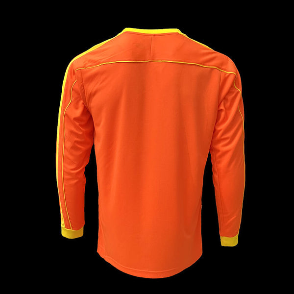 Football Shirt Brazil Goalkeeper 98-99 Orange Long Sleeve back