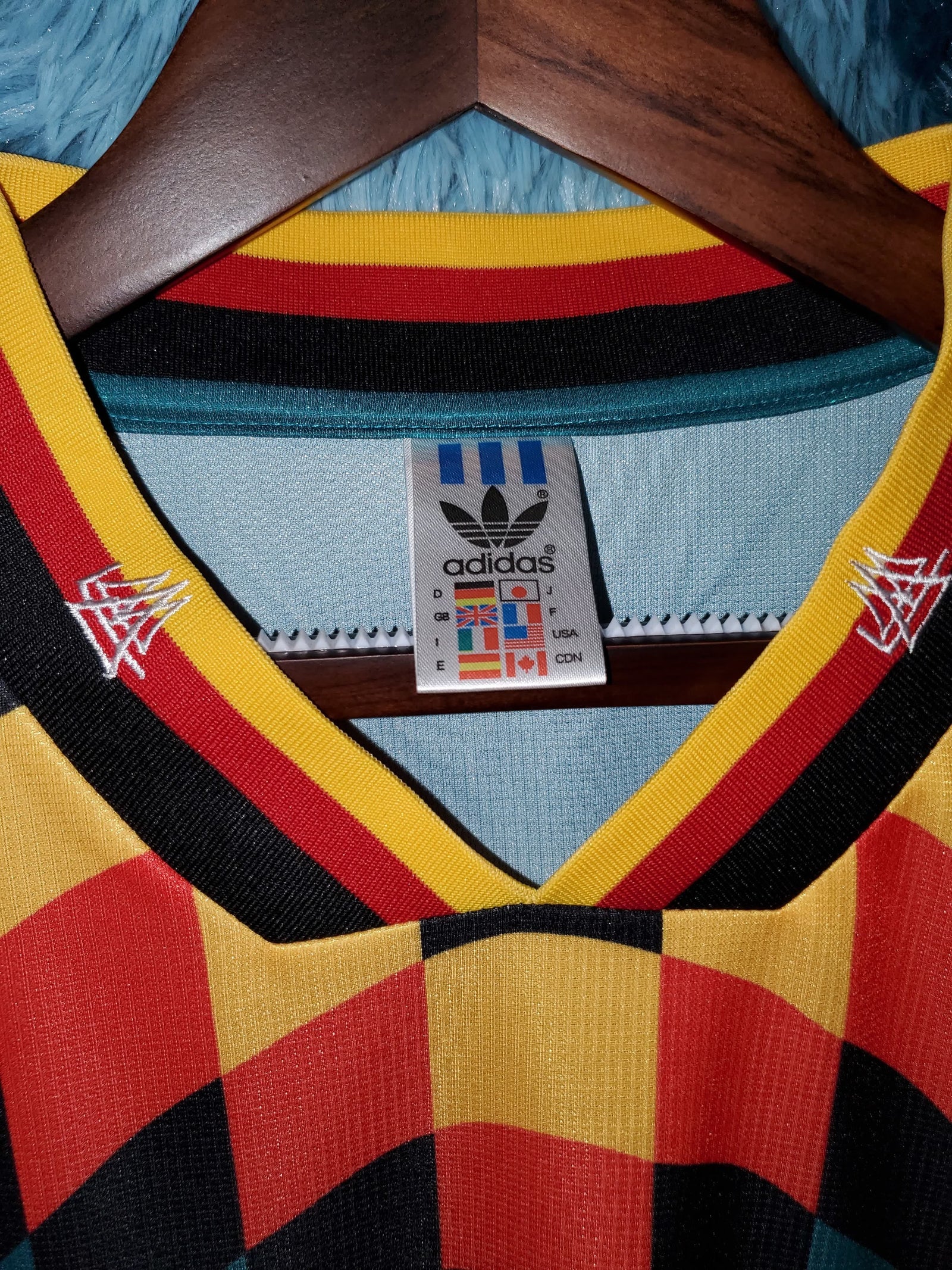 Football Shirt Germany Away 94-95 Retro extra 1