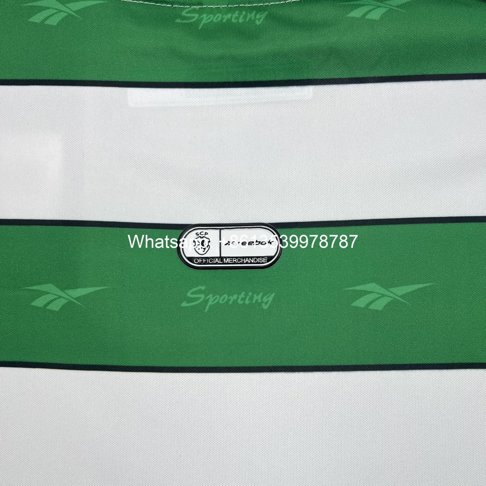 Football Shirt Sporting CP Home 00-01 extra 2