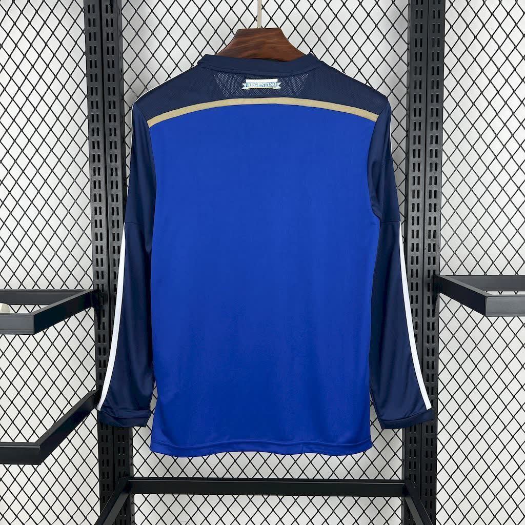 Football Shirt Argentina Away 14-15 Long Sleeves Retro back