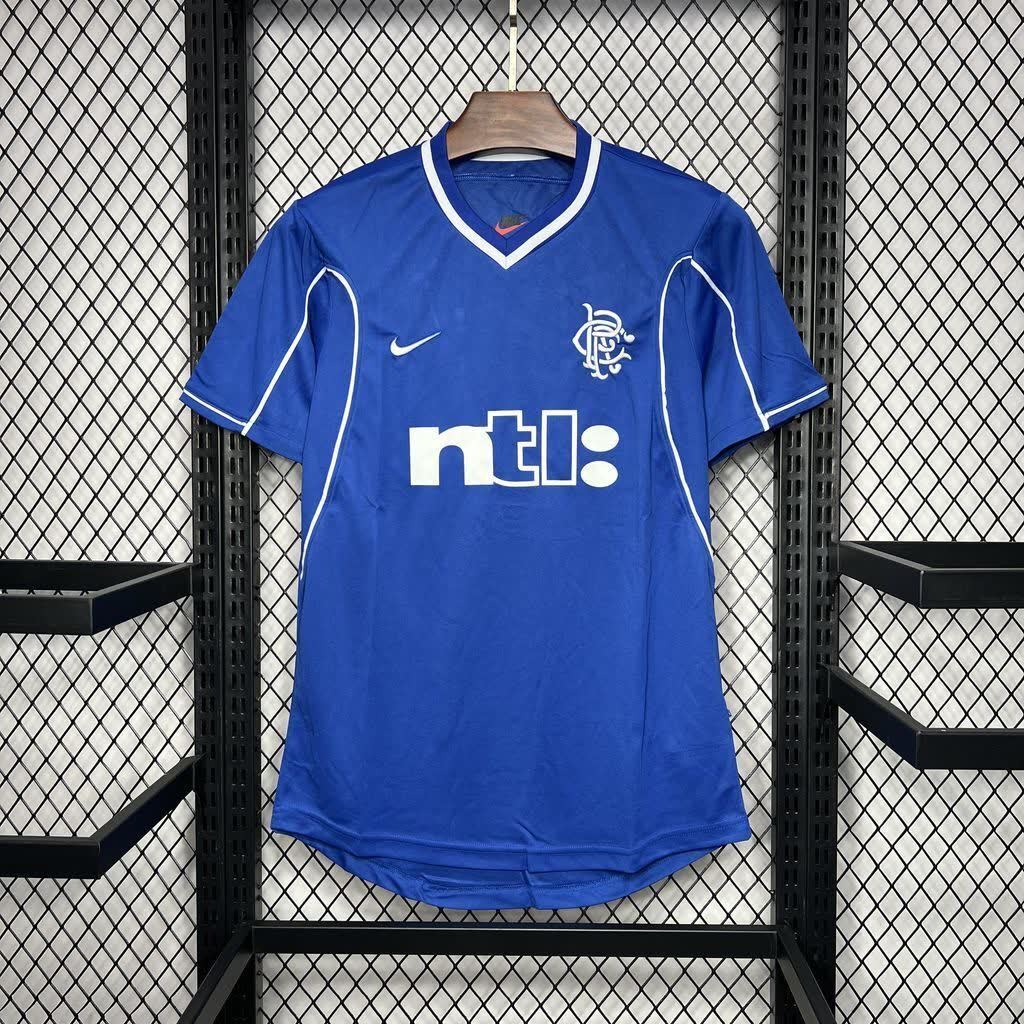 Football Shirt Rangers Home 99-01 Retro extra 1