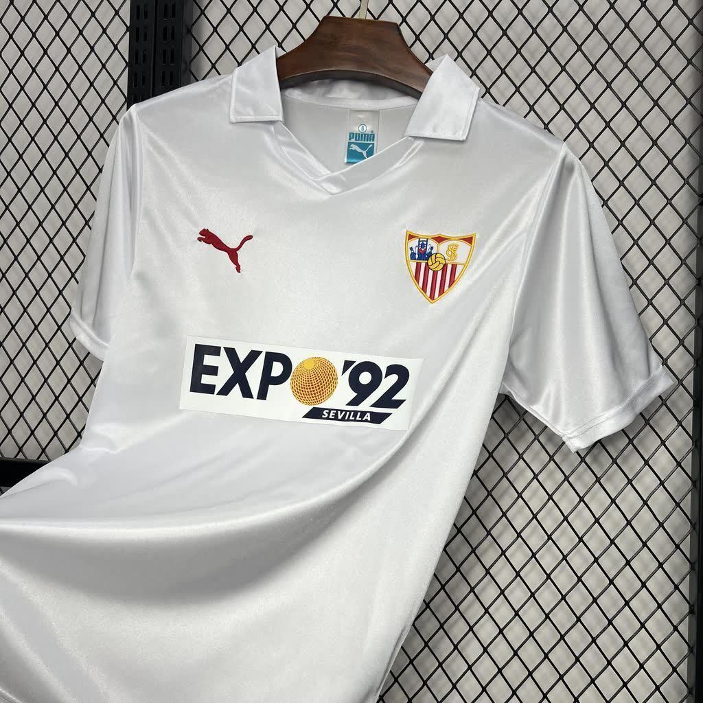 Football Shirt Sevilla FC Home 87-90 Retro extra 1