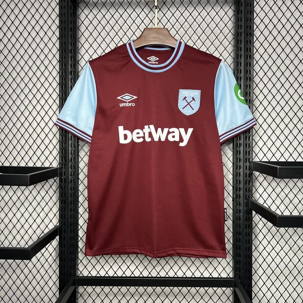 Football Shirt West Ham United Home 24-25 extra 2