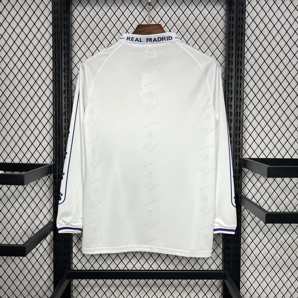 Football Shirt Real Madrid Home 94-96 Long Sleeve Retro back