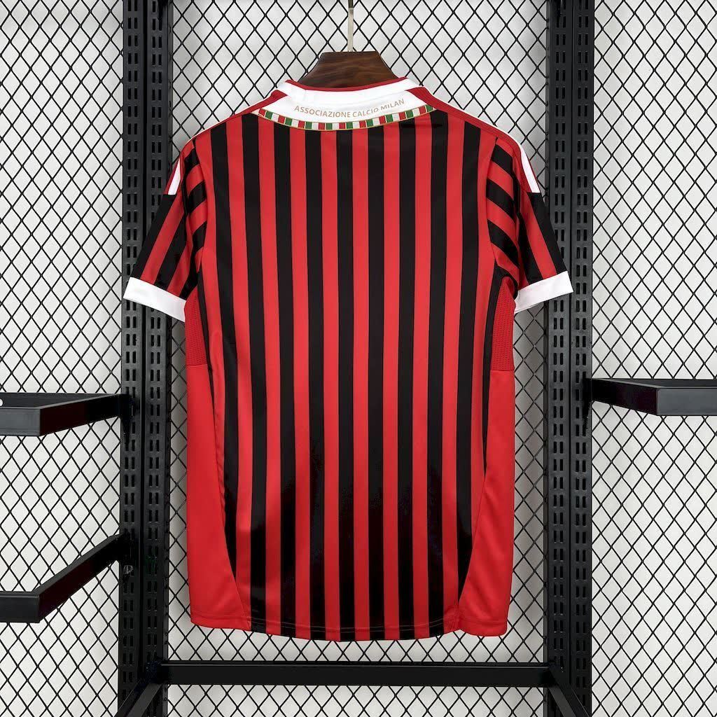 Football Shirt AC Milan Home 11-12 Retro back
