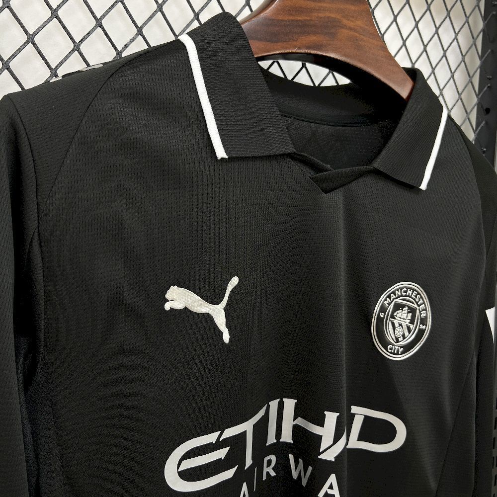 Football Shirt Manchester City Away 25-26 Long Sleeve extra 1