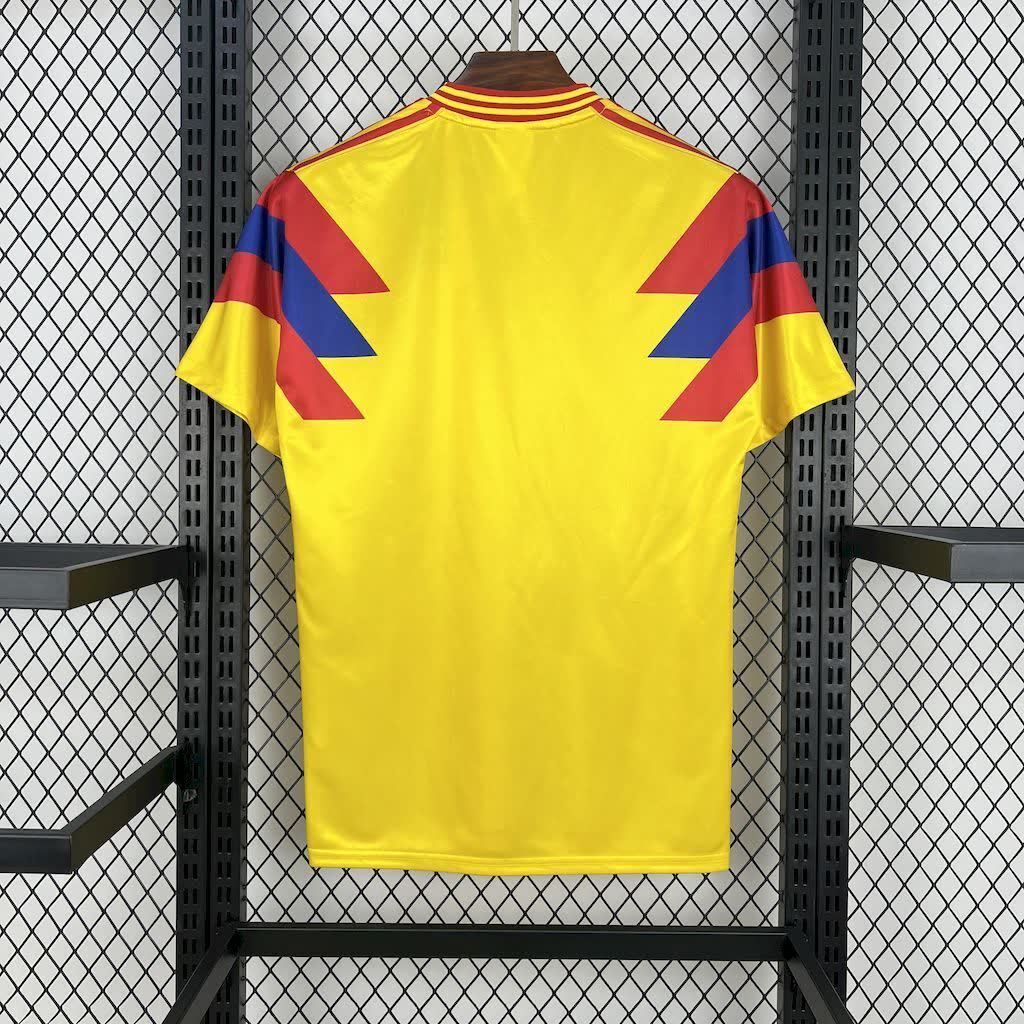 Football Shirt Colombia Home 1990 Retro back