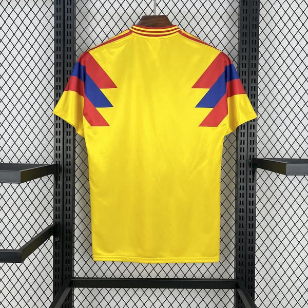 Football Shirt Colombia Home 1990 Retro back