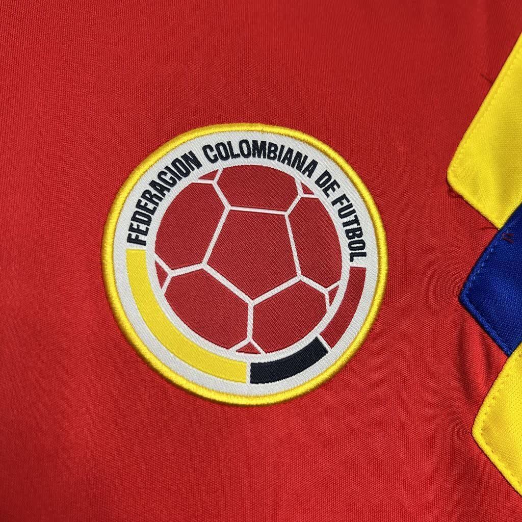 Football Shirt Colombia Away 90-91 Retro extra 1