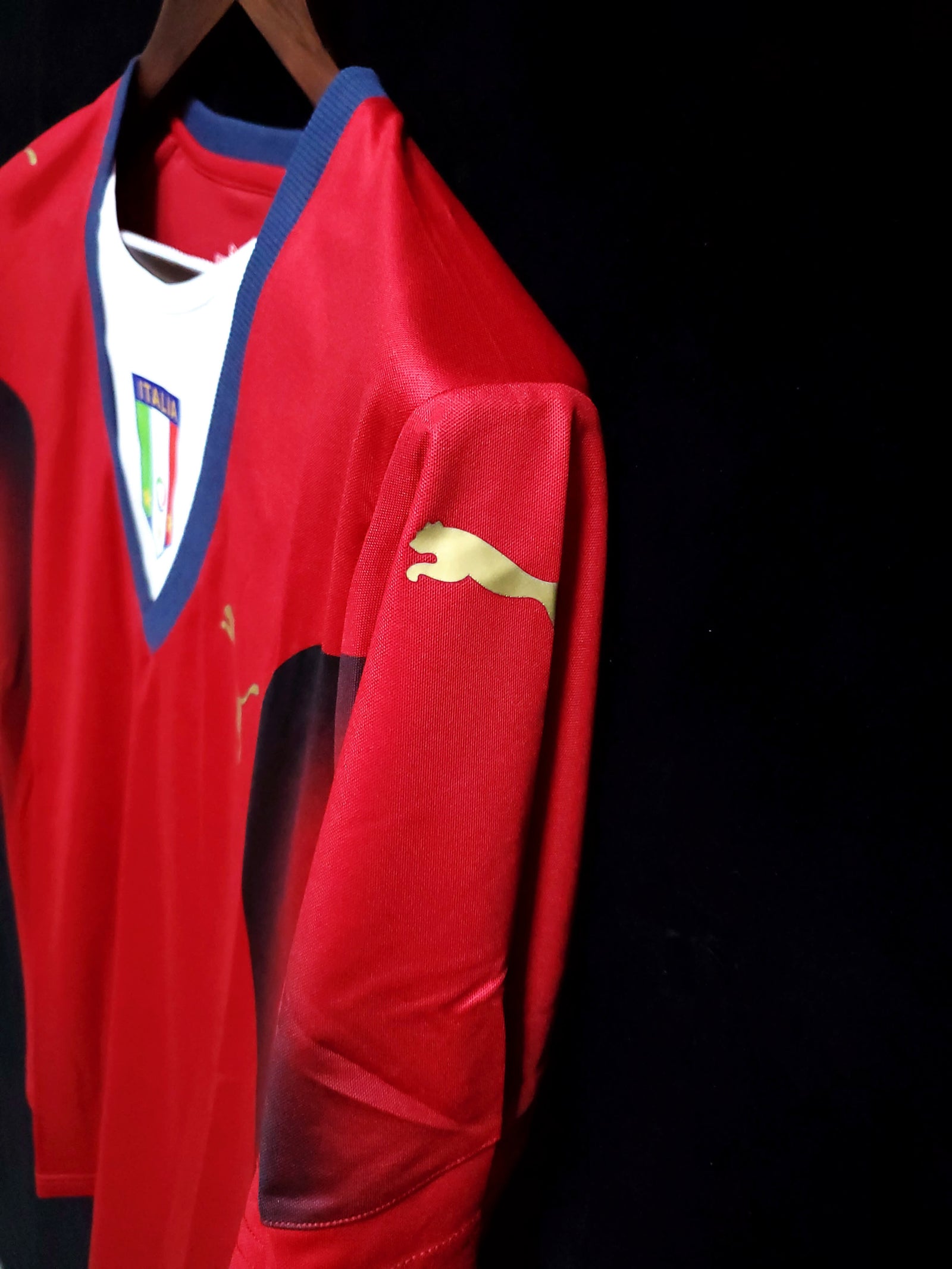 Football Shirt Italy Goalkeeper Red 2006 Retro extra 1