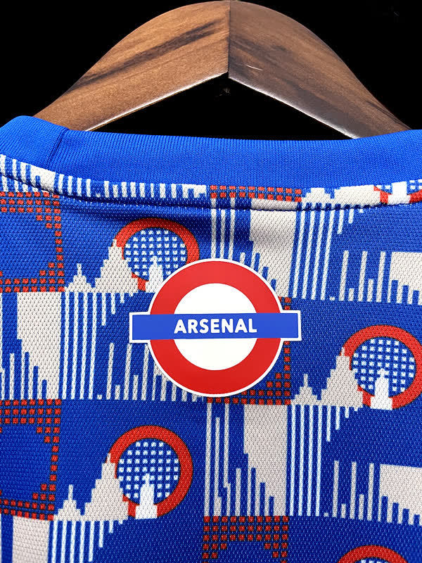 Football Shirt Arsenal Training 22-23 Blue extra 1