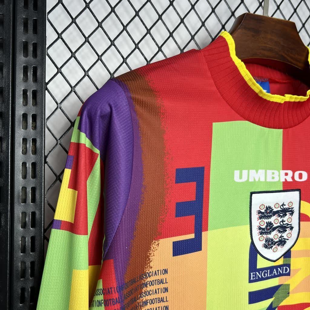 Football Shirt England Goalkeeper Retro 95-96 Long Sleeve extra 2