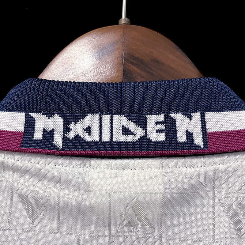Football Shirt West Ham Iron Maiden Away 99-00 Retro extra 1